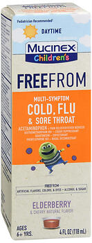 MUCINEX CH COLD/SORE THROAT 4Z