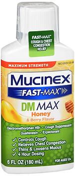 MUCINEX F/MAX LIQ HON/BERY 6Z