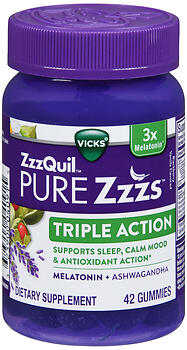 PURE ZZZS TRIPLE ACTION 42CT