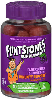 FLINSTONES ELDERBRY GUMMY 60