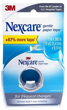 NEXCARE GENT PAPER TAPE 1X10YD