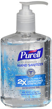 PURELL H/SANIT ORIG PUMP   8OZ