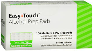 ALCOHOL PREP PAD STER      100