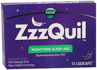 ZZZQUIL NT SLEEP AID LQCAP 12