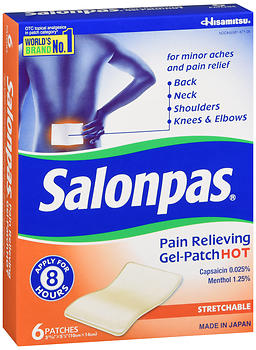 SALONPAS HOT GEL PATCH       6