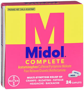 MIDOL CAPL MENSTR COMP M/S  24