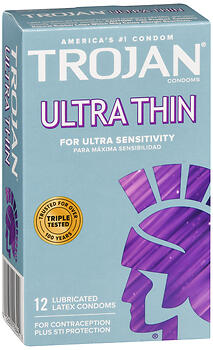 TROJAN ULT THIN LUB   92642 12