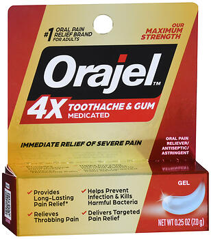 ORAJEL SEVERE PAIN GEL  0.25OZ