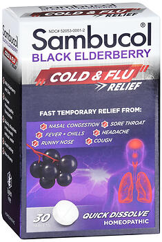 SAMBUCOL TAB BLK ELDBRY   30