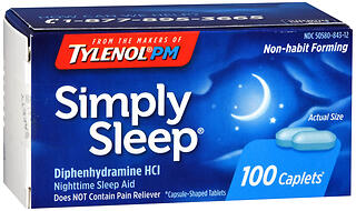 TYLENOL SIMPLY SLEEP TAB 100CT