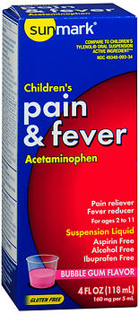 SM CHILD PAIN AND FEVER BBG 4Z