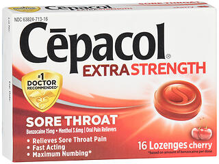 CEPACOL S/T E/S CHRRY LOZ 16
