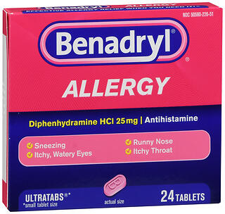 BENADRYL ULTRATAB 25MG      24