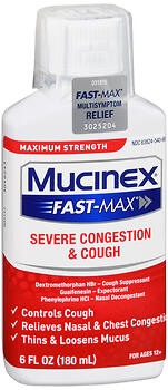 MUCINEX MAX M-S CGH&CLCD   6OZ