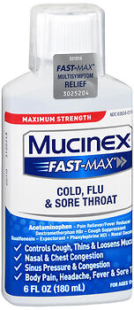 MUCINEX MAX M-S CLD-FLU&S/T 6Z