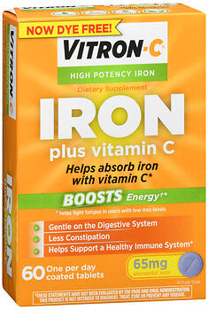 VITRON-C IRON+C TAB COAT    60