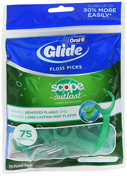 ORAL-B DENT FLOSS PICK      75