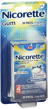 NICORETTE BLIS W/I/MNT 4MG  20
