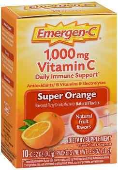 EMERGEN-C SUPER ORANGE PKT  10