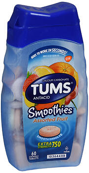 TUMS X/S SMTH TAB ASST FRT  60