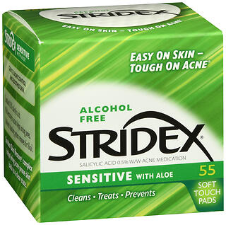 STRI-DEX PAD SENS SKIN      55