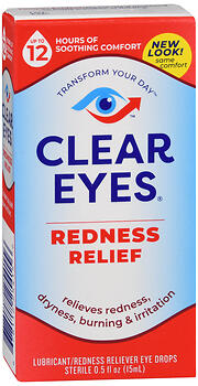 CLEAR EYES REDNESS REL   0.5OZ