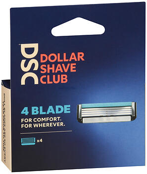 DOLLAR SHV 4 BLADE REFILL 4CT