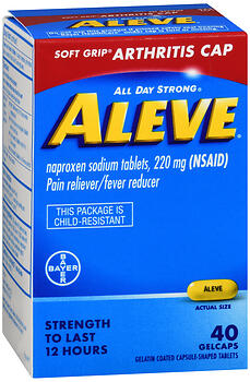 ALEVE ARTHRITIS GELCAP    40