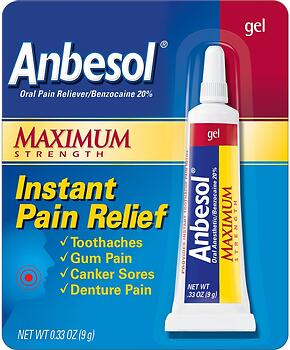 ANBESOL GEL M/STR 0.33OZ