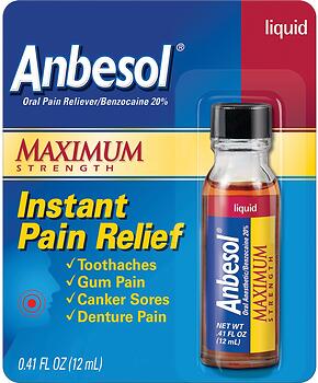 ANBESOL LIQ M/STR 0.41OZ