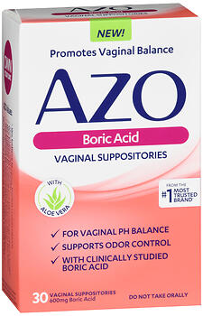 AZO BORIC ACID 600MG 30CT