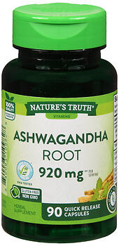 NT ASHWAGANDHA ROOT 920MG 90