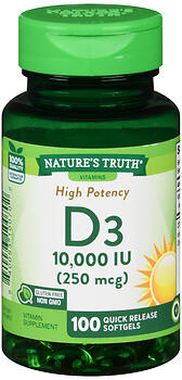 NT VITAMIN D3 10,000IU SG 100