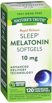 NT MELATONIN 10MG SOFTGEL 120