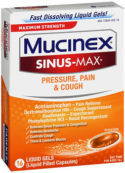 MUCINEX S/M PRS/PN/CGH LQGEL16