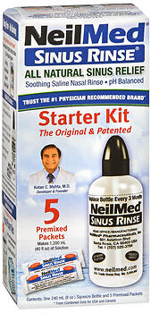 NEILMED SINUS RNSE 5PK KIT0308