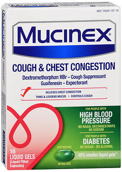MUCINEX HBP COUGH/CONGEST CP16