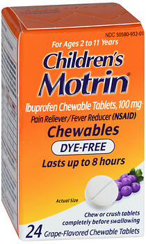 MOTRIN CHILD CHEW GRAPE 24CT