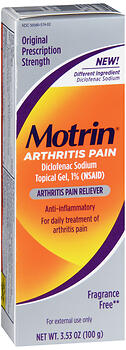 MOTRIN ARTHRITIS PAIN GEL3.53Z