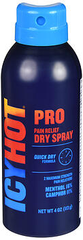 ICY HOT PRO DRY SPRAY 4OZ