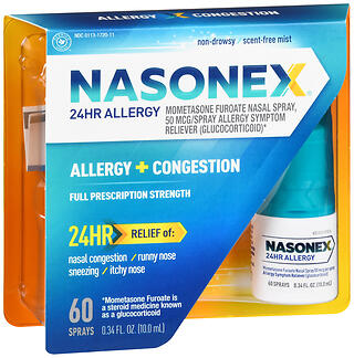 NASONEX 50MCG 60 SPR 10.0ML