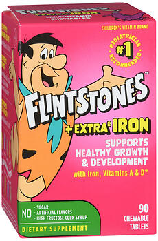 FLINTSTONES+IRON MULTI TAB 90