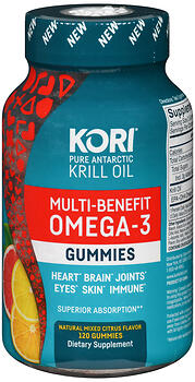 KORI KRILL OIL OMGA-3 GUMY 120