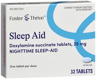 F&T SLEEP AID DOXY 25MG TAB 32