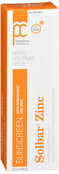 SOLBAR ZINC SPF38 SUNSC    4OZ