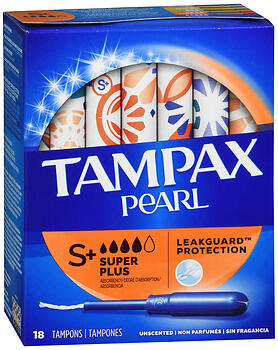 TAMPAX PLAS PEARL SUP+ UNSC 18