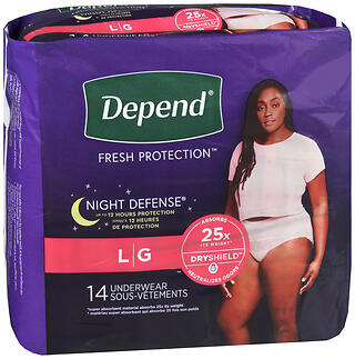 DEPEND U/W OVRNITE L WMN 14CS4