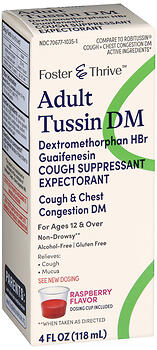 F&T ADULT TUSSIN DM 4OZ
