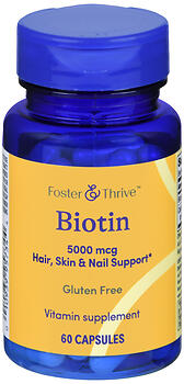 F&T BIOTIN 5000MCG CP 60