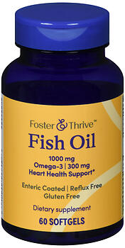 F&T FISH OIL 1000MG E/C SG 60